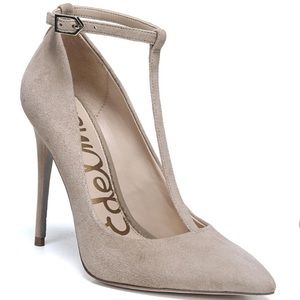 Sam Edelman Dorinda T-Strap Pump - Oatmeal